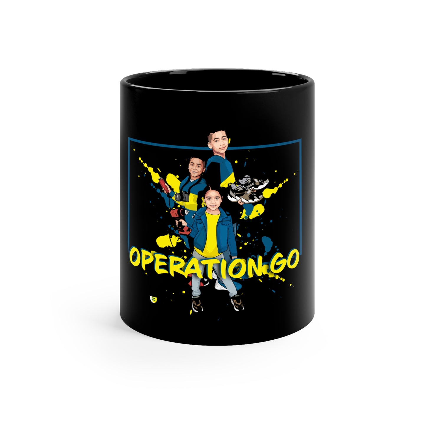11oz Black Mug